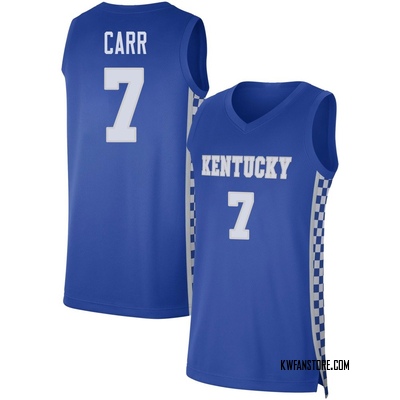 Men's Andrew Carr Kentucky Wildcats Replica Basketball Jersey - Royal