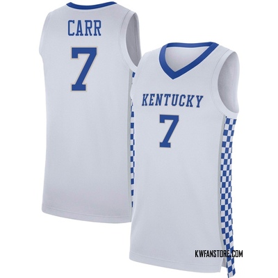 Men's Andrew Carr Kentucky Wildcats Replica Basketball Jersey - White