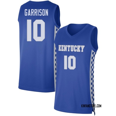 Men's Brandon Garrison Kentucky Wildcats Replica Basketball Jersey - Royal