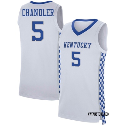 Men's Collin Chandler Kentucky Wildcats Replica Basketball Jersey - White