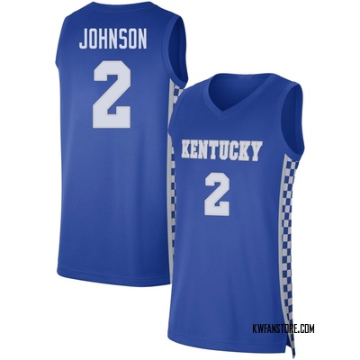Men's Jasper Johnson Kentucky Wildcats Replica Basketball Jersey - Royal