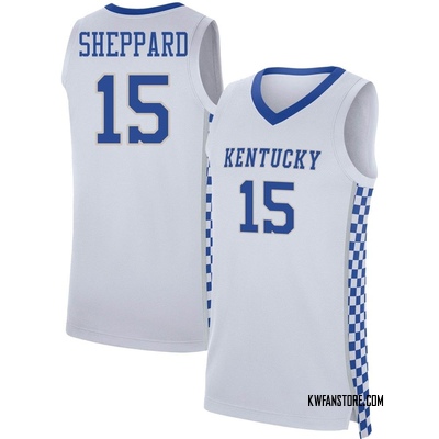 Men's Reed Sheppard Kentucky Wildcats Replica Basketball Jersey - White