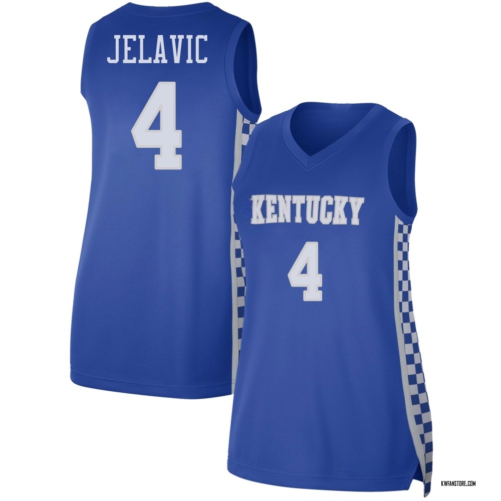 Women's Andrija Jelavic Kentucky Wildcats Replica Basketball Jersey - Royal