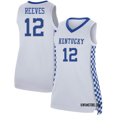 Women's Antonio Reeves Kentucky Wildcats Replica Basketball Jersey - White