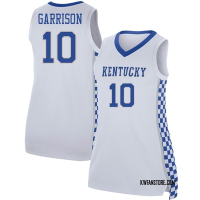 Women's Brandon Garrison Kentucky Wildcats Replica Basketball Jersey - White