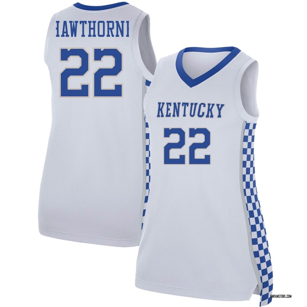 Women's Braydon Hawthorne Kentucky Wildcats Replica Basketball Jersey - White