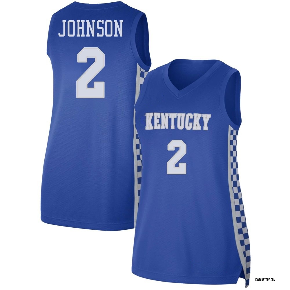 Women's Jasper Johnson Kentucky Wildcats Replica Basketball Jersey - Royal