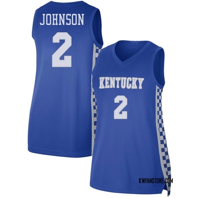 Women's Jasper Johnson Kentucky Wildcats Replica Basketball Jersey - Royal