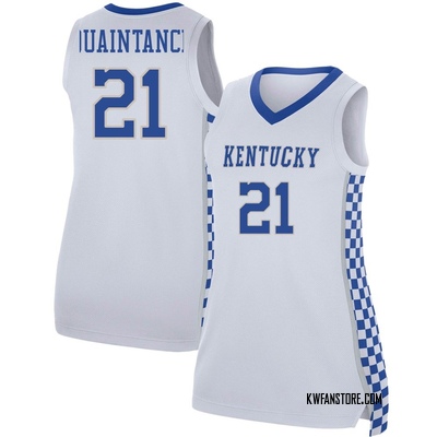 Women's Jayden Quaintance Kentucky Wildcats Replica Basketball Jersey - White