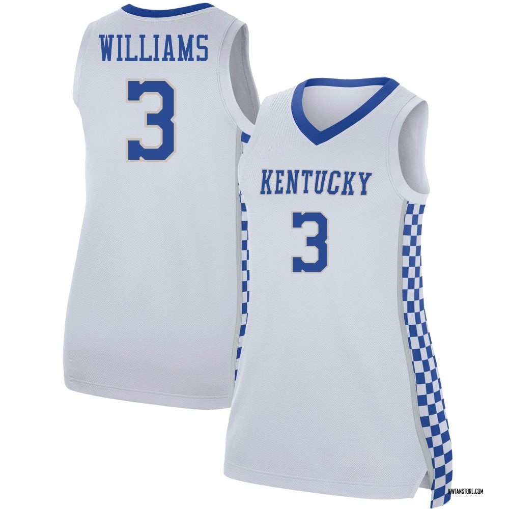 Women's Kam Williams Kentucky Wildcats Replica Basketball Jersey - White