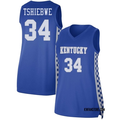 Women's Oscar Tshiebwe Kentucky Wildcats Replica Basketball Jersey - Royal