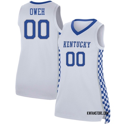 Women's Otega Oweh Kentucky Wildcats Replica Basketball Jersey - White