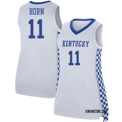 Women's Walker Horn Kentucky Wildcats Replica Basketball Jersey - White
