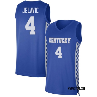 Youth Andrija Jelavic Kentucky Wildcats Replica Basketball Jersey - Royal