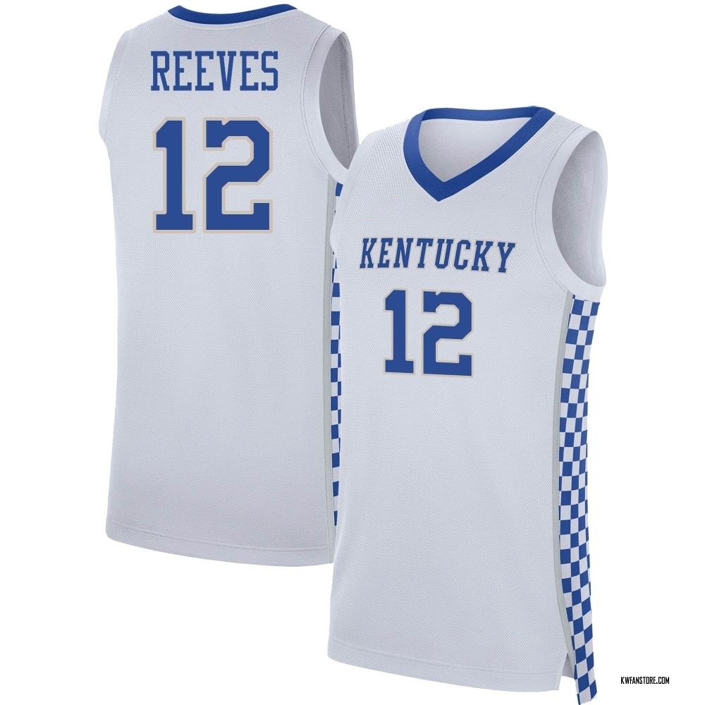 Youth Antonio Reeves Kentucky Wildcats Replica Basketball Jersey - White