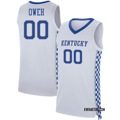 Youth Otega Oweh Kentucky Wildcats Replica Basketball Jersey - White