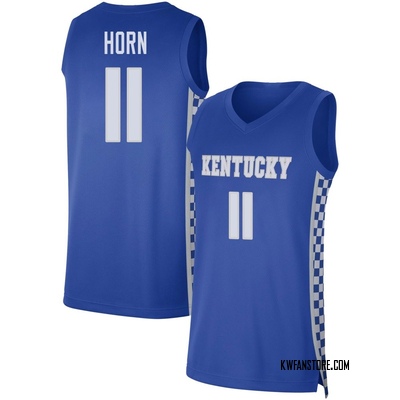 Youth Walker Horn Kentucky Wildcats Replica Basketball Jersey - Royal